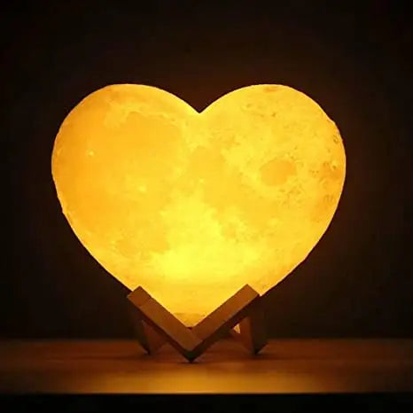 Ambient Heart Shaped Moon Lamp