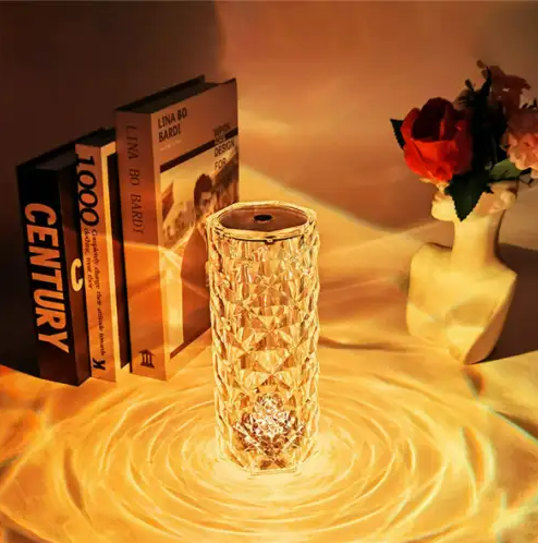 Crystal Glow Touch Lamp
