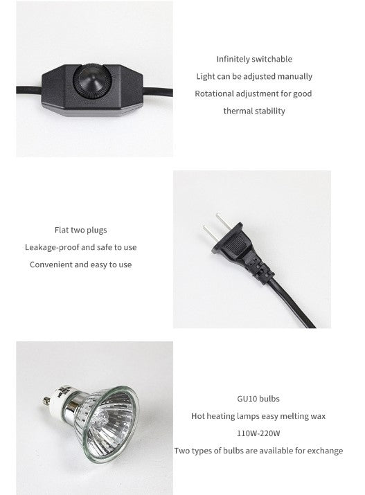 Aura Melt Aroma Lamp | Black