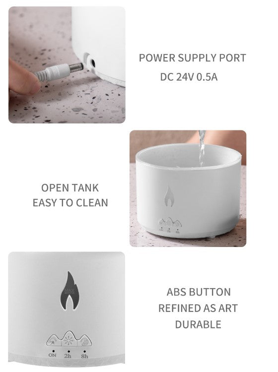 Flame Aroma Diffuser | Dual Tone Glow
