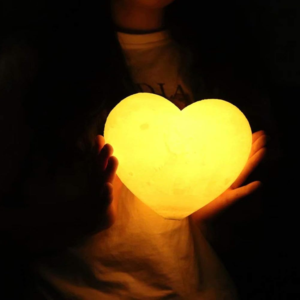 Ambient Heart Shaped Moon Lamp